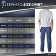 thumbnail image 4 of SLEEPHERO Adult Mens 2 Piece Short Sleeve Knit Pajama Set (Sizes S-XL), 4 of 5