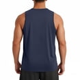 thumbnail image 3 of LTTVQM Men's Tank Tops 2026 Summer Quick Dry Loose Fit Workout Muscle Sleeveless Shirts for Gym Beach Running Navy XL, 3 of 3