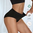 thumbnail image 4 of Ropa interior para la menstruación para mujeres, bragas hipster a prueba de fugas, de tiro medio, sin fugas laterales., 4 of 8