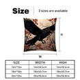 thumbnail image 5 of Crow Velvet Throw Pillow Inserts with Unique Patterns - Set of 2 - 16x16, 18x18, 20x20 inches for Throw Pillow Covers - Various Occasions, 5 of 6