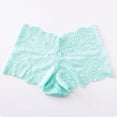 thumbnail image 2 of Womens High Waisted Lace Panties Blue Floral Stretch Comfortable Underwear for Everyday Wear,Size L, 2 of 5