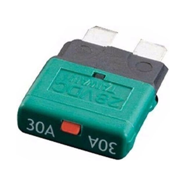 1PCS Fusible de Lame de Disjoncteur 12V 24V Réinitialisable 5-30A Marine Réinitialisation Automatique