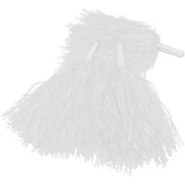 Fun Express White Cheerleading Pom-Poms, Party Favors, 12 Pieces 