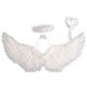 thumbnail image 1 of Disfraz De Alas De , Alas De ángel , Banda Elástica Interesante Para Niña -Plumas, 1 of 5