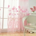 thumbnail image 1 of Cortina de Tul Transparente Cortina de Tul con Patrón Floral de Poliéster Cortina de Gasa Transpirable Decoración para Dormitorio y Sala de Estar 100x200cm ANGGREK  Otros, 1 of 8