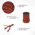 thumbnail image 2 of Uxcell 22 Yards Soft Twisted Rope Trim, 8mm/0.31" Red and Gold Polyester Twisted Silk Rope Cord for DIY Craft, 2 of 2