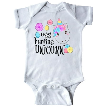 

Inktastic Egg Hunting Unicorn- Easter eggs Gift Baby Boy or Baby Girl Bodysuit