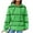 Green, variant on IROINNID Hoodie for Women Stripe Long Sleeve Drawstring Hoodie Casual Waffle Pullover Tops,Orange