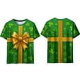 thumbnail image 6 of Tauxra Women's St. Patrick's Day Printed Top, Casual Loose T-Shirt with Round Neck and Short Sleeves, Blouse for Festive and Daily Wear, 6 of 7
