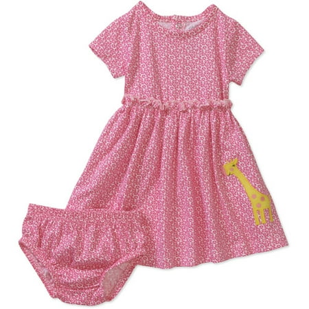 Child of Mine by Carters Newborn Baby Girls' 2 Piece Printed Dress and Bloomer Set