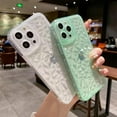 thumbnail image 4 of for iPhone 15 Pro Max Case, Clear Sparkly Case with 3D Diamond Pattern for Women Girls, Cute Glitter Bling Soft TPU Bumper Shockproof Phone Case for iPhone 15 Pro Max 6.7 inch - Green, 4 of 17