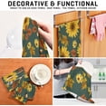 thumbnail image 7 of Dreamtimes Sunflowers and Leaves Kitchen Dish Towels 1 Piece,Absorbent Soft Dishcloths Towels Reusable Hand Towels Quick Drying Cleaning Cloth, Tea Towels,18" x 28", 7 of 7