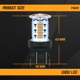 thumbnail image 1 of Lámpara De Freno Led Que Fluye 7443 1157 7443 1157 7440 1156 Luz De Señal De Giro BA15S Coche Moto Reverser Light 4014 BAY15D P21W W21W P21 5W W21 5W Bombilla De Parque De Automóviles, 1 of 4