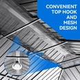 thumbnail image 5 of Dextrus 12ft x20ft Double Roof Hardtop Gazebo with Netting&Curtains, Outdoor Aluminum Gazebo with Heavy Duty Galvanized Steel,Ideal for Patio Lawn and Garden,Brown Curtain, 5 of 5