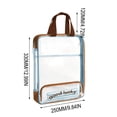 thumbnail image 3 of Komiseup Double-layer Zipper Puppy-shaped Document Bag A5 Large Capacity Tote Bag Student-specific Subject-categorized Test Paper Storage Bag, 3 of 5