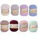 thumbnail image 2 of Hilo de bufanda para tejer hilo suave y fino de felpa a mano hilo de ganchillo para coser DIY hilo de chal de invierno 50 g / bola Vogacara JJ25466-04, 2 of 6