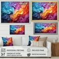 thumbnail image 4 of Designart "Chromatic Illusion Opt Art wall decor" Modern Wall Decor, 4 of 5