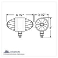 thumbnail image 2 of United Pacific 37479 Marker Light Reflector, Double Face, Led, Assembly,, 2 of 2
