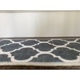 thumbnail image 5 of Benissimo Platinium Collection Modern, Printed Design Vibrant and Soft Stair Treads, Pack of 13 (0'9"x2'8") + 1 (2'7"x2'7") | Gray, 5 of 5