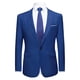 thumbnail image 1 of Blazer de hombre Slim Fit Blazer de un solo botón Traje de baile de graduación Abrigo deportivo Azul marino S, 1 of 6