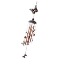 thumbnail image 3 of Bearachild Campanas de viento para pájaros, campanas de viento de Metal impermeables con 4 tubos de aluminio, 6 campanas, carillón de viento romántico Artesanía 3#, 3 of 6