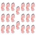 thumbnail image 1 of 20 piezas de papel para envolver ramos de flores, manualidades, diseño de mariposas, embalaje Rosa, 1 of 9