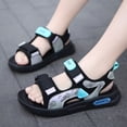 thumbnail image 2 of Staki Kids Sandals Child Kids Lightweight Casual Quick-Drying Sport Sandal(Silver,13 Little Kid), 2 of 9