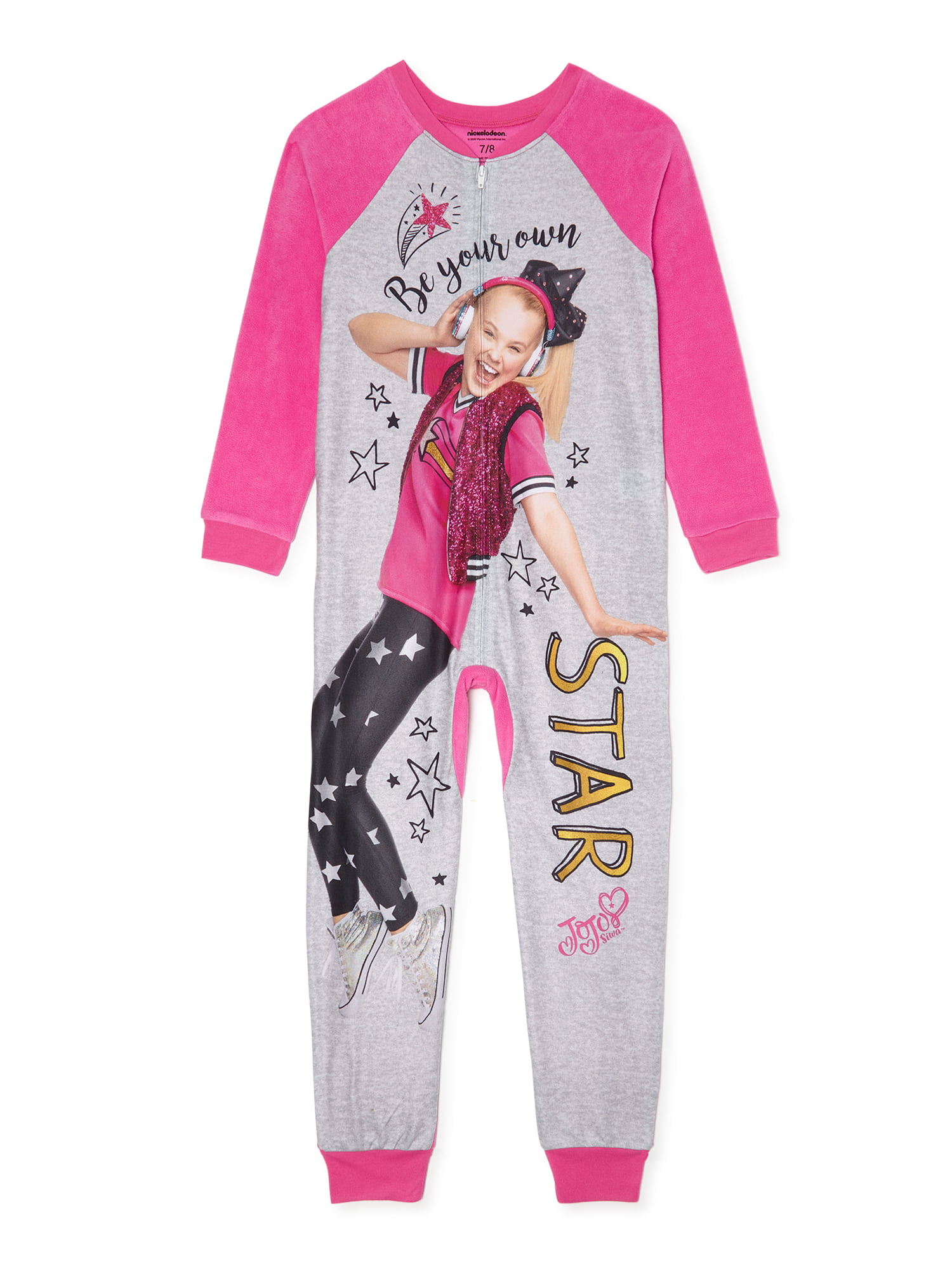 Dorm Pajama Girls sizes JoJo Siwa Long Girls Pajama Set with Slippers 