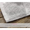 thumbnail image 5 of FBTS Prime Cotton Hand Towels 16x31 inch Extra Soft, Solid Gray, 2 per Pack, 5 of 6