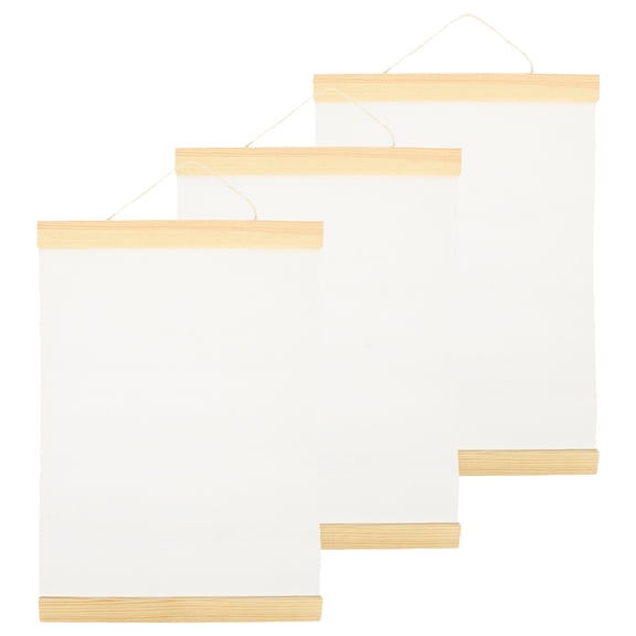 OUNONA Canvas Board Painting Tools Lightweight Compact Size for Oil Acrylics and Gouache 3pcs Mini