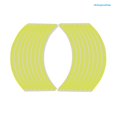 thumbnail image 1 of SSP 2 Hojas Universal Fluorescente Reflectante Adhesivo De Coche Auto Rueda Llanta Pegatina, 1 of 4