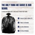 2030 Gallon Trash Bags │ 2.0 Mil │ Black Heavy Duty Garbage Can Liners