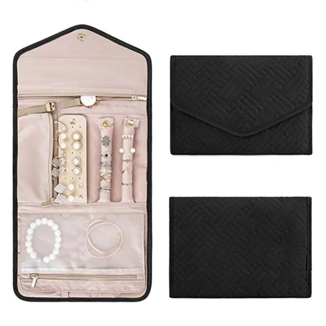 Bolsa de compras multiusos, multifuncional, para guardar collares, pendientes, joyas, portátil, para viaje, para el hogar