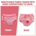 thumbnail image 4 of PUMYPOREITY Dog Cotton Sanitary Panties, Washable Physiological Dog Pants, Pet Underwear Diaper, Breathable Sanitary Panties for Teddy Bulldog, 4 of 9