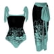 thumbnail image 1 of MKLEKYY Trajes De Baño Mujer Curvy Women 1 Piece Swimwear+1 Piece Cover Up Two Piece Vintage Print Swimsuit Monokini Bikini 2 Piece Swimsuits Two Piece Tankini Set 264, 1 of 4