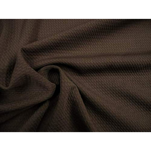 Bullet Textured Liverpool Fabric 4 Way Stretch Espresso Brown T25