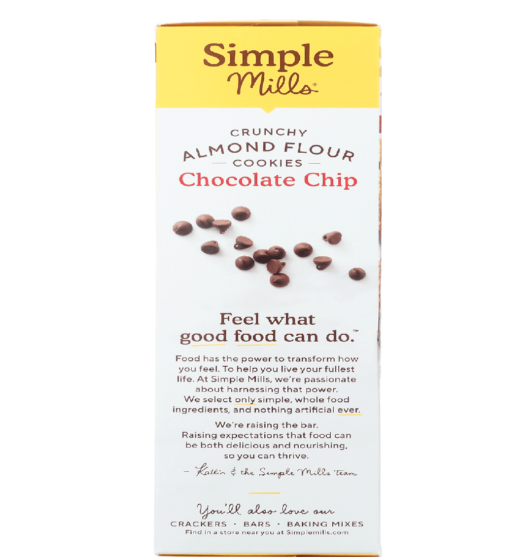 Buy Simple Mills Almond Flour Cookies Chocolate Chip, 5.5 oz (Pack of 6