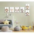thumbnail image 7 of 6Pcs Nursery Bible Verse Animal Canvas Wall Art Cute Woodland Animals Christian Picture Wall Decor Lions Elephant Giraffe Poster Print Artwork for Classroom BabyBedroom Boys Girls Home Decoration, 7 of 7