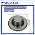 thumbnail image 2 of Uxcell Pipe Wall Covers, ABS Self-Adhesive Reserved Wall Hole Plugs Round Shower Pipe Caps for Bathroom Kitchen Gray, 2 of 7