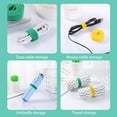 thumbnail image 6 of Adjustable Cable Straps, Self-Grip Tape, Free Cut Length, Reusable Fastening Cable Ties, Hook and Loop Securing Strap for Cable Tidy, Wire Management, Cord Organiser, Yellow, 0.39" x 16.4 FT, 6 of 6