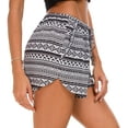 thumbnail image 3 of Women's Elastic Waist Boho Print Shorts, 3 of 7