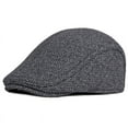 thumbnail image 3 of SikaFu Beret Cap New Men Wool Hat Autumn Winter Hats with Ear Flaps Male Thick Warm Vintage Ivy Newsboy Flat Cap Beret Hats, 3 of 6