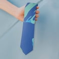 thumbnail image 2 of Exotic Tie & Pocket Square Set: Botanical Print Tie, Vibrant and Colorful for Summer Gatherings, 2 of 6
