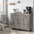 thumbnail image 3 of RichYa 47.2'' Sideboard Buffet Cabinet with 3 Drawers & 4 Doors, Coffee Bar for Kitchen, Dining Room Chest, 3 of 7