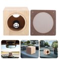 thumbnail image 1 of Minkissy Beige Wooden Speaker Enclosure for Car Audio 4 Inch Subwoofer Box with Precise Fit Design, 1 of 6
