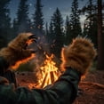 thumbnail image 7 of Yvsxxv Brown Plush 3D Animal Paw Winter Warm Gloves Cute Handwear, 7 of 7