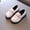 White, variant on Girls Dress Shoes, Gifts Pull On Casual Platform Sole Kids School Uniform Shoes White Size 3T