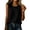 Black, variant on Tank Top for Women Round Neck Pleated Long Flowy Womens Tank Tops Loose Fit Summer Tops Cute Basic Crew Neck Dressy Casual Tunic Trendy Blouses Migroa Hot Pink S