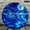 12x12in, variant on Patifu Moonlight Dolphins Glowing Waves Round Wooden Wall Clock 10 Inch Silent Sweep Movement 12x12in