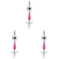 thumbnail image 1 of 3uds. Señuelo de pesca trampa luz forma de ojo con gancho LED para noche verde, 1 of 2